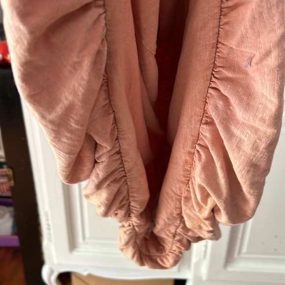 FP Daily Practice Peach Dress with Removable Crop Tee Bubble Hem - Picture 6 of 11